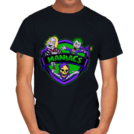Green Violet Maniacs - Mens T-Shirts RIPT Apparel Small / Black