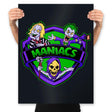 Green Violet Maniacs - Prints Posters RIPT Apparel 18x24 / Black
