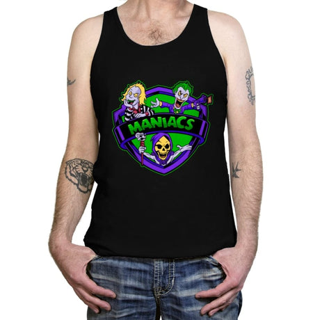 Green Violet Maniacs - Tanktop Tanktop RIPT Apparel X-Small / Black