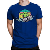 Green Waves - Mens Premium T-Shirts RIPT Apparel Small / Royal