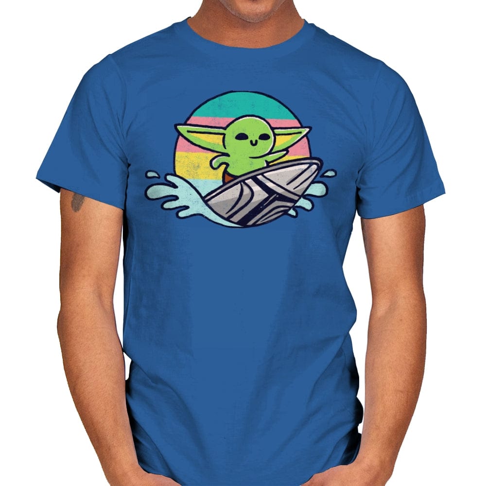 Green Waves - Mens T-Shirts RIPT Apparel Small / Royal