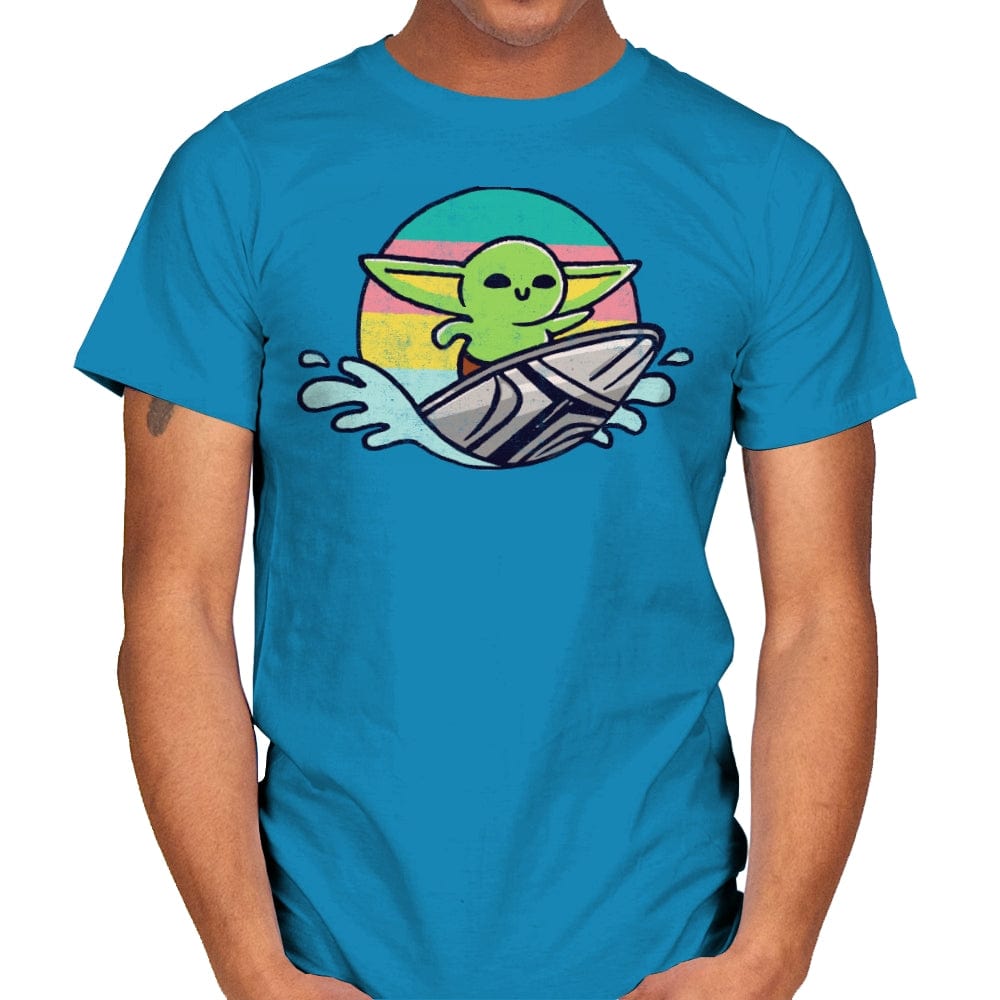 Green Waves - Mens T-Shirts RIPT Apparel Small / Sapphire