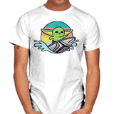 Green Waves - Mens T-Shirts RIPT Apparel Small / White