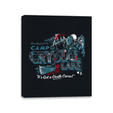 Greetings from Crystal Lake - Canvas Wraps Canvas Wraps RIPT Apparel 11x14 / Black