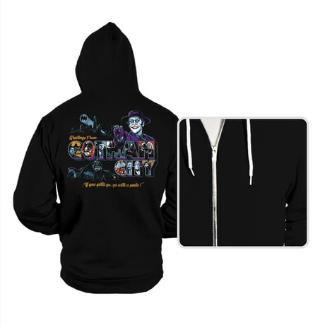 Greetings from GC - Hoodies Hoodies RIPT Apparel Small / Black