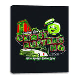 Greetings from Ghost HQ - Canvas Wraps Canvas Wraps RIPT Apparel 16x20 / Black