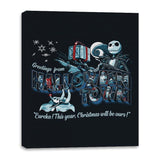 Greetings from H-Town - Best Seller - Canvas Wraps Canvas Wraps RIPT Apparel 16x20 / Black