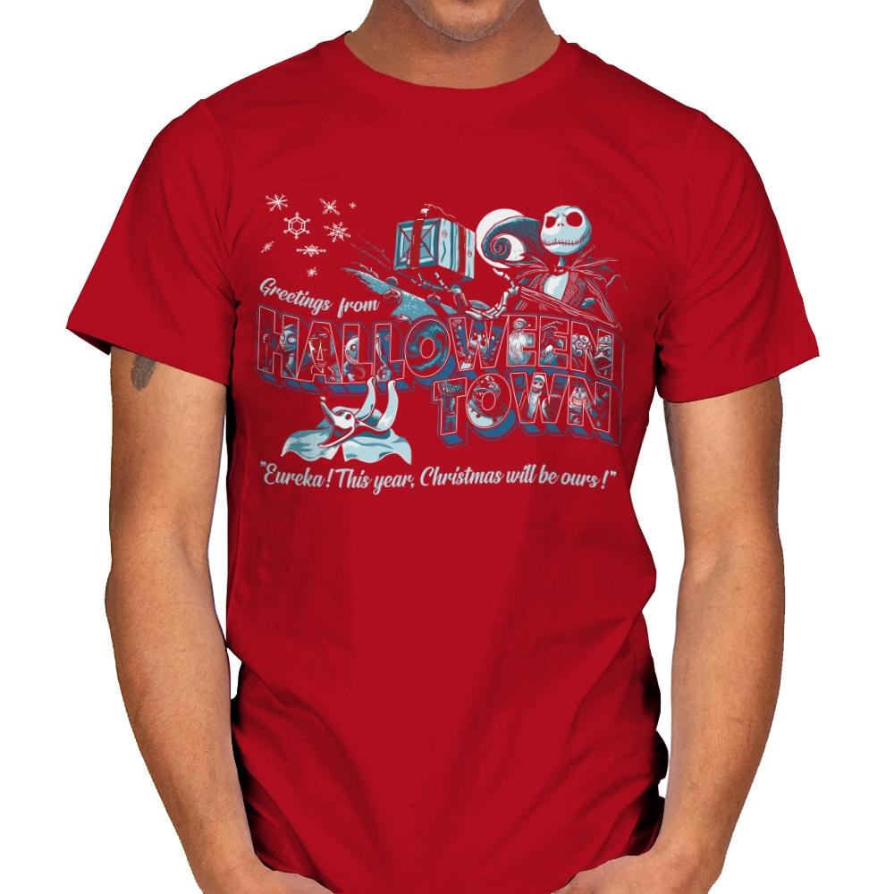Greetings from H-Town - Best Seller - Mens T-Shirts RIPT Apparel Small / Red
