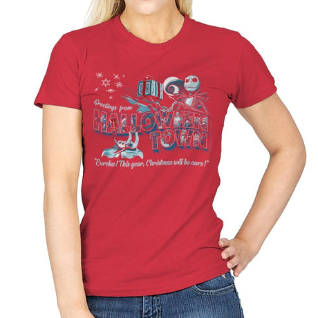 Greetings from H-Town - Best Seller - Womens T-Shirts RIPT Apparel Small / Red