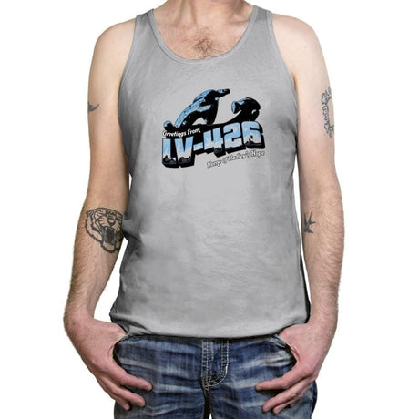Greetings from LV-426 Exclusive - Tanktop Tanktop RIPT Apparel X-Small / Athletic Heather