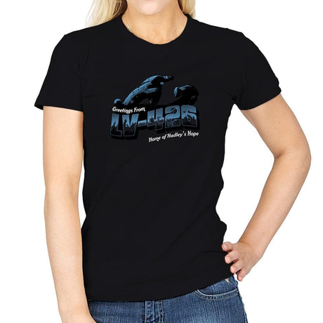 Greetings from LV-426 Exclusive - Womens T-Shirts RIPT Apparel Small / Black