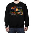Greetings from Middle Earth - Crew Neck Sweatshirt Crew Neck Sweatshirt RIPT Apparel Small / Black