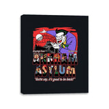 Greetings from the Asylum - Best Seller - Canvas Wraps Canvas Wraps RIPT Apparel 11x14 / Black