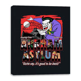 Greetings from the Asylum - Best Seller - Canvas Wraps Canvas Wraps RIPT Apparel 16x20 / Black