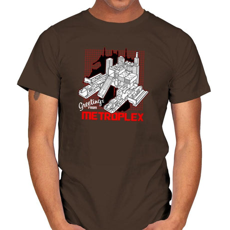 Greetings from the Metro Exclusive - Shirtformers - Mens T-Shirts RIPT Apparel Small / Dark Chocolate