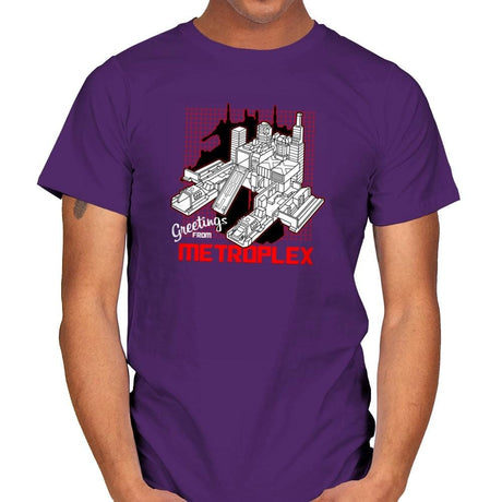 Greetings from the Metro Exclusive - Shirtformers - Mens T-Shirts RIPT Apparel Small / Purple