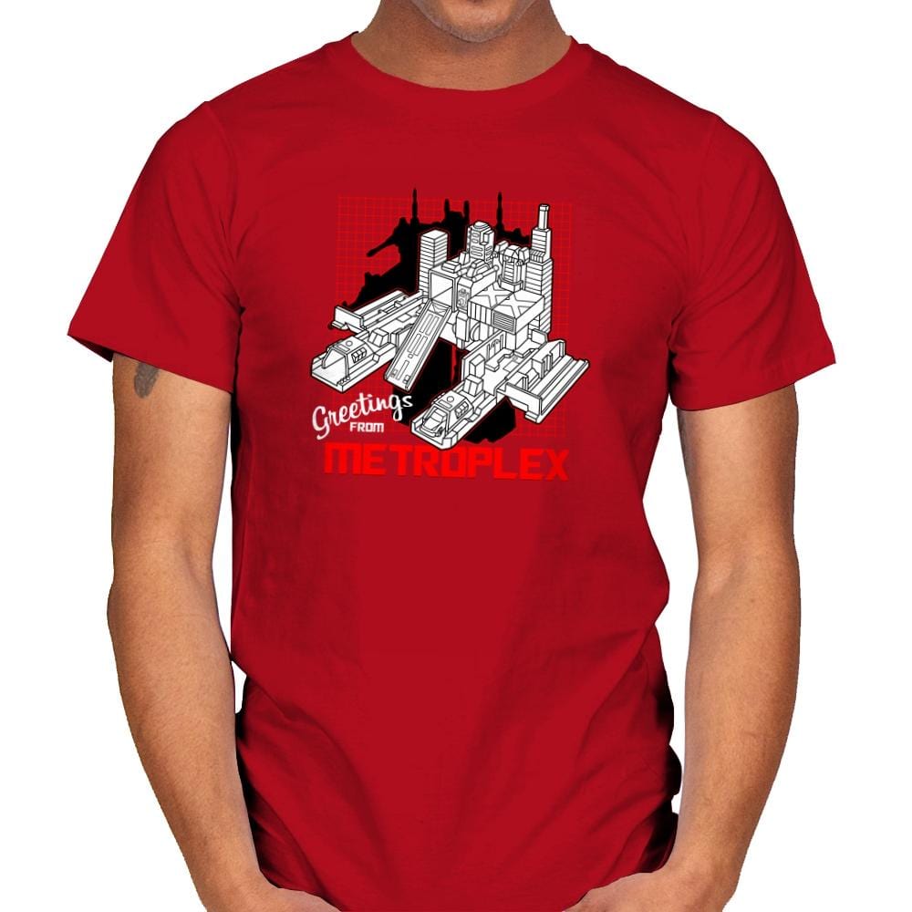 Greetings from the Metro Exclusive - Shirtformers - Mens T-Shirts RIPT Apparel Small / Red