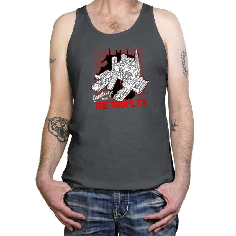 Greetings from the Metro Exclusive - Shirtformers - Tanktop Tanktop RIPT Apparel X-Small / Asphalt