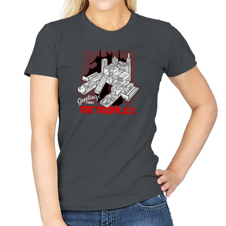 Greetings from the Metro Exclusive - Shirtformers - Womens T-Shirts RIPT Apparel Small / Charcoal
