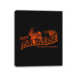 Greetings from the Multiverse - Canvas Wraps Canvas Wraps RIPT Apparel 11x14 / Black