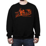 Greetings from the Multiverse - Crew Neck Sweatshirt Crew Neck Sweatshirt RIPT Apparel Small / Black