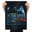 Greetings from The School of Wizardry - Prints Posters RIPT Apparel 18x24 / Black