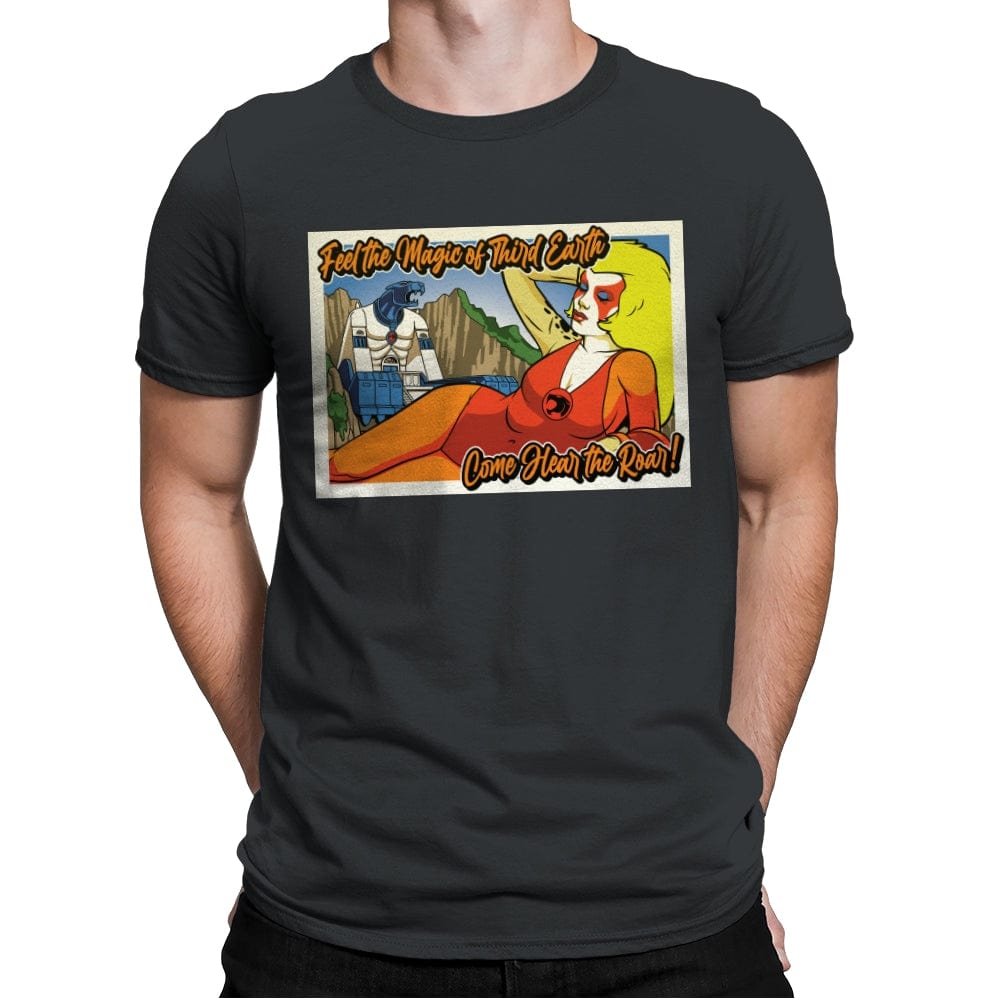 Greetings from Third Earth - Mens Premium T-Shirts RIPT Apparel Small / Heavy Metal