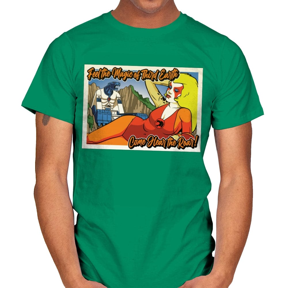 Greetings from Third Earth - Mens T-Shirts RIPT Apparel Small / Kelly