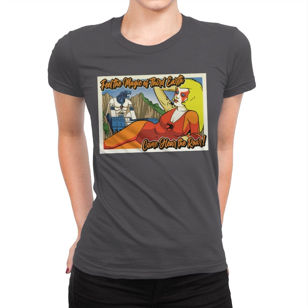Greetings from Third Earth - Womens Premium T-Shirts RIPT Apparel Small / Heavy Metal