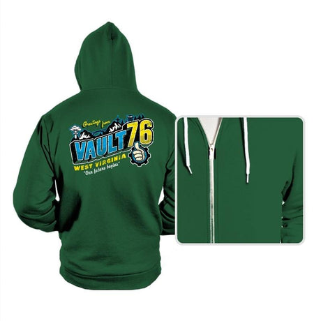 Greetings from WV Vault - Hoodies Hoodies RIPT Apparel Small / True Royal