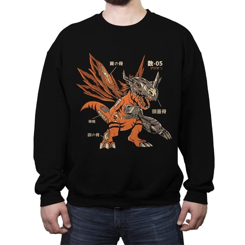 Greymon Biopsy - Crew Neck Sweatshirt Crew Neck Sweatshirt RIPT Apparel Small / Black