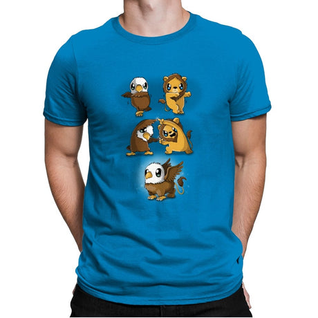 Griffin Fusion - Mens Premium T-Shirts RIPT Apparel Small / Turqouise