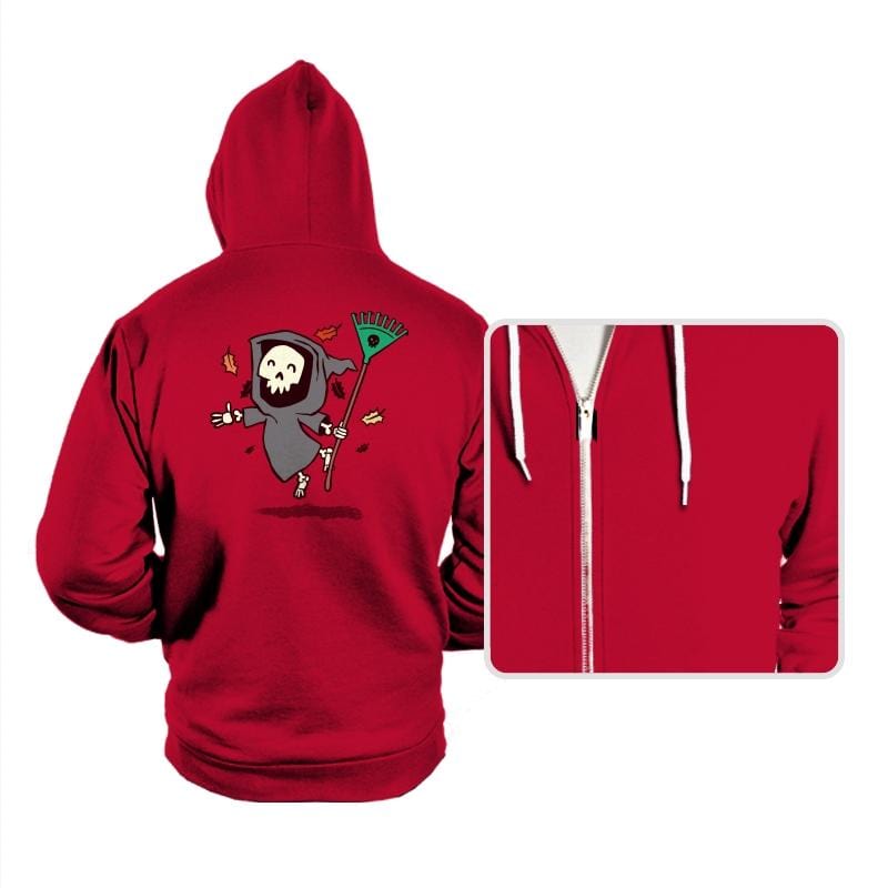 Grim Leafer - Hoodies Hoodies RIPT Apparel Small / Red