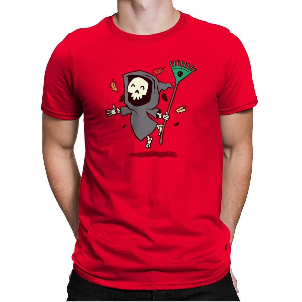 Grim Leafer - Mens Premium T-Shirts RIPT Apparel Small / Red