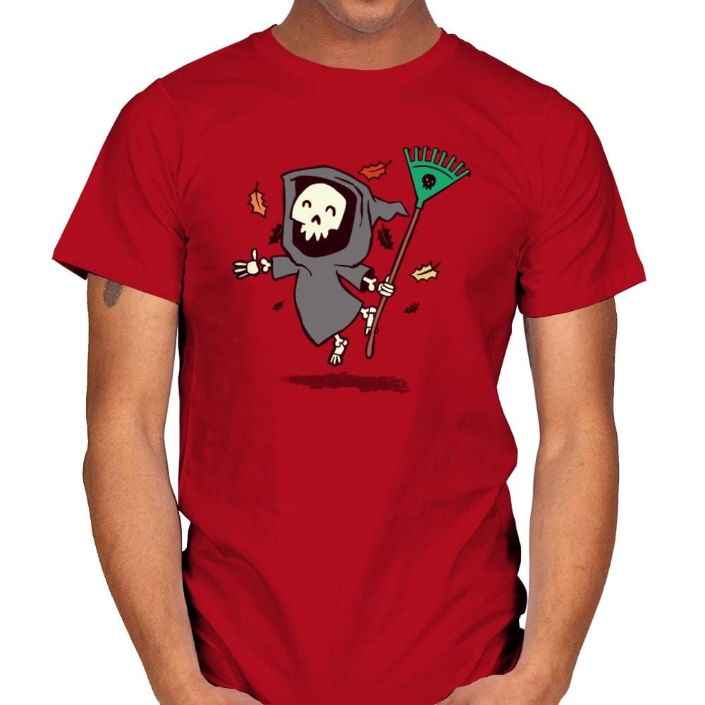 Grim Leafer - Mens T-Shirts RIPT Apparel Small / Red