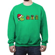 Grinched-Man - Crew Neck Sweatshirt Crew Neck Sweatshirt RIPT Apparel Small / Kelly
