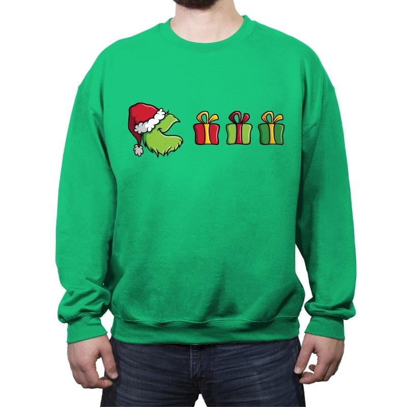 Grinched-Man - Crew Neck Sweatshirt Crew Neck Sweatshirt RIPT Apparel Small / Kelly