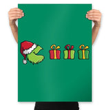 Grinched-Man - Prints Posters RIPT Apparel 18x24 / Kelly Green