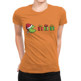 Grinched-Man - Womens Premium T-Shirts RIPT Apparel Small / Classic Orange