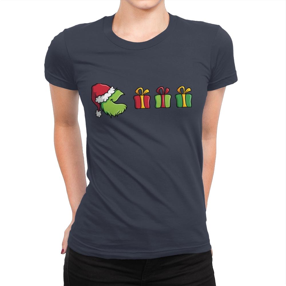 Grinched-Man - Womens Premium T-Shirts RIPT Apparel Small / Indigo