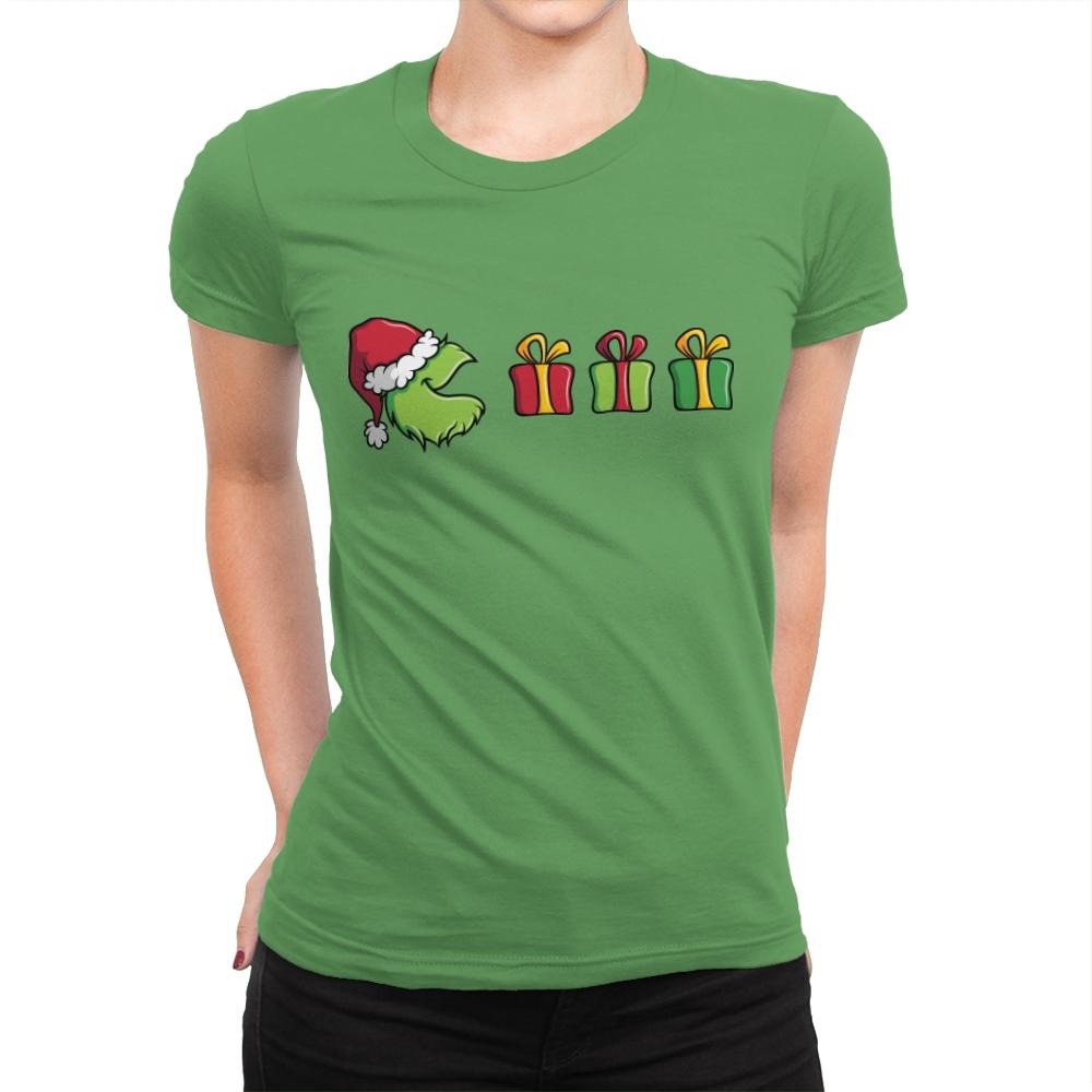 Grinched-Man - Womens Premium T-Shirts RIPT Apparel Small / Kelly Green