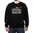 Grinchy Nature - Crew Neck Sweatshirt Crew Neck Sweatshirt RIPT Apparel Small / Black
