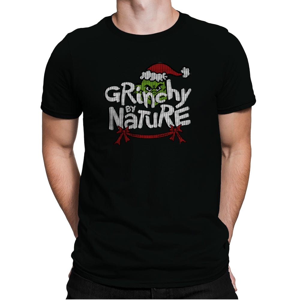 Grinchy Nature - Mens Premium T-Shirts RIPT Apparel Small / Black
