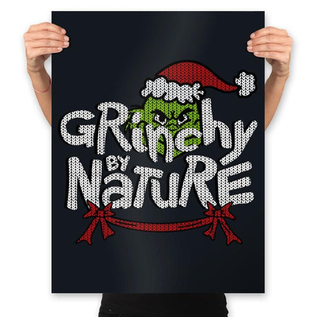 Grinchy Nature - Prints Posters RIPT Apparel 18x24 / Black