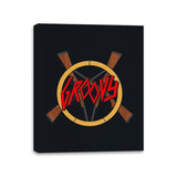 Groovy Demon Slayer - Canvas Wraps Canvas Wraps RIPT Apparel 11x14 / Black