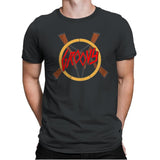 Groovy Demon Slayer - Mens Premium T-Shirts RIPT Apparel Small / Heavy Metal