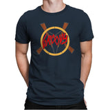 Groovy Demon Slayer - Mens Premium T-Shirts RIPT Apparel Small / Indigo