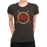 Groovy Demon Slayer - Womens Premium T-Shirts RIPT Apparel Small / Dark Chocolate