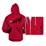Groovy Evilution - Hoodies Hoodies RIPT Apparel Small / Red