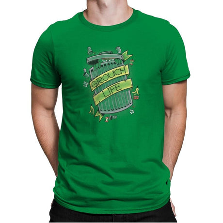 Grouch Life Exclusive - Mens Premium T-Shirts RIPT Apparel Small / Kelly Green